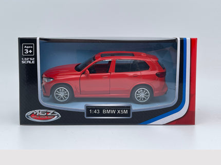 MSZ metallist mudelauto BMW X5M, skaala 1:43