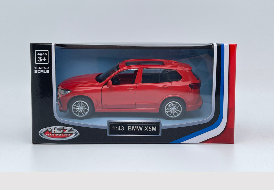MSZ metallist mudelauto BMW X5M, skaala 1:43