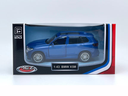 MSZ metallist mudelauto BMW X5M, skaala 1:43