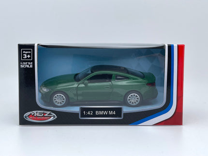 MSZ metallist mudelauto BMW M4 (G82), skaala 1:42