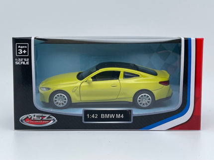 MSZ metallist mudelauto BMW M4 (G82), skaala 1:42