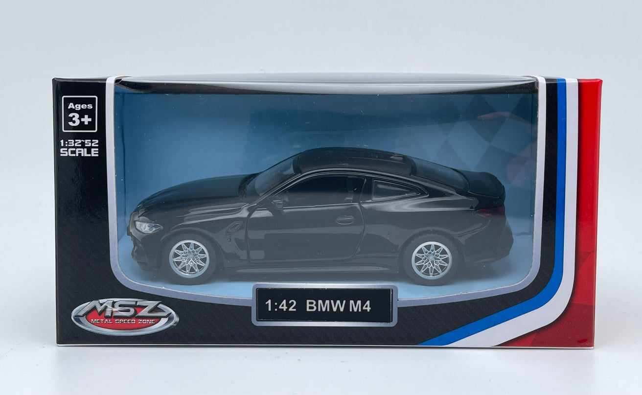 MSZ metallist mudelauto BMW M4 (G82), skaala 1:42