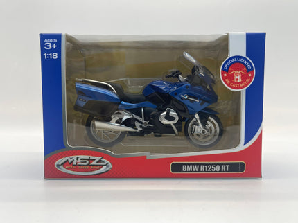 MSZ metallist mudelmootorratas BMW R 1250 RT, skaala 1:18