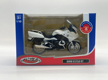 MSZ metallist mudelmootorratas BMW R 1250 RT, skaala 1:18