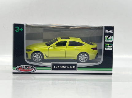 MSZ metallist mudelauto BMW I4 M50 skaala 1:43
