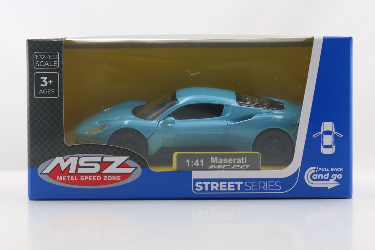 MSZ metallist mudelauto Maserati MC20, skaala 1:41
