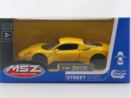 MSZ metallist mudelauto Maserati MC20, skaala 1:41