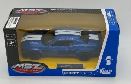 MSZ metallist mudelauto 2022 Dodge Challenger SRT Jailbreak, skaala 1:44
