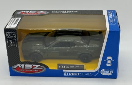 MSZ metallist mudelauto 2022 Dodge Challenger SRT Jailbreak, skaala 1:44