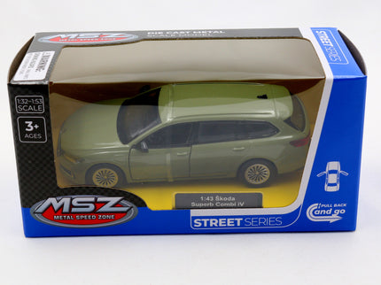 MSZ metallist mudelauto Škoda Superb Combi iV, skaala 1:43