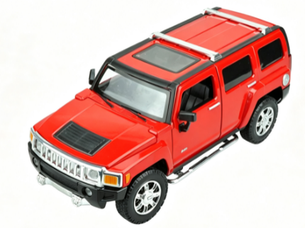 MSZ metallist mudelauto Hummer H3, skaala 1:24