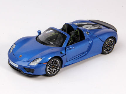 MSZ metallist mudelauto Porsche 918 Spyder, skaala 1:24