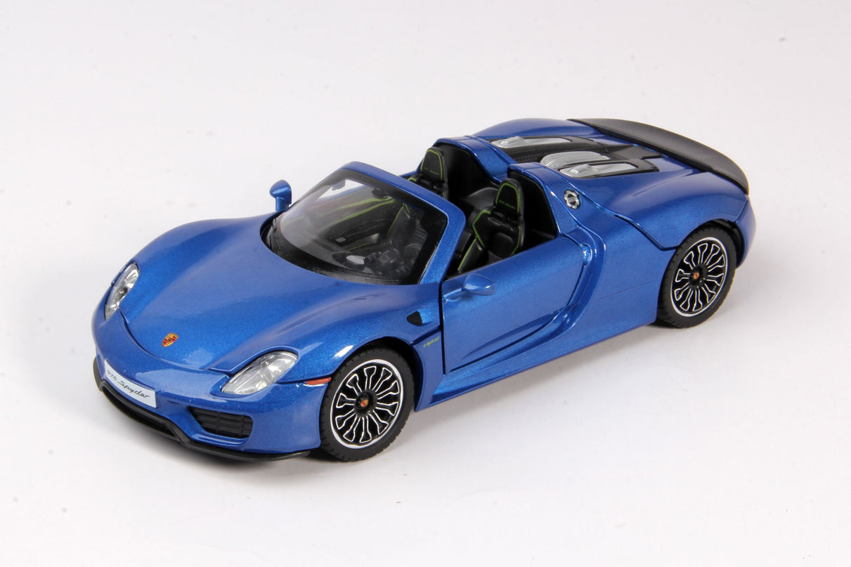 MSZ metallist mudelauto Porsche 918 Spyder, skaala 1:24
