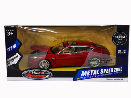 MSZ metallist mudelauto Porsche Panamera S, skaala 1:24