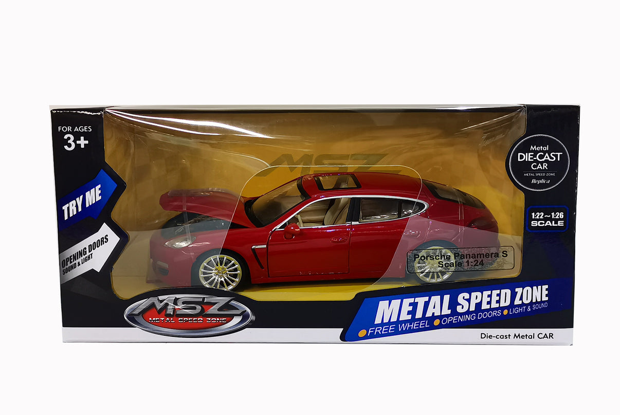 MSZ metallist mudelauto Porsche Panamera S, skaala 1:24