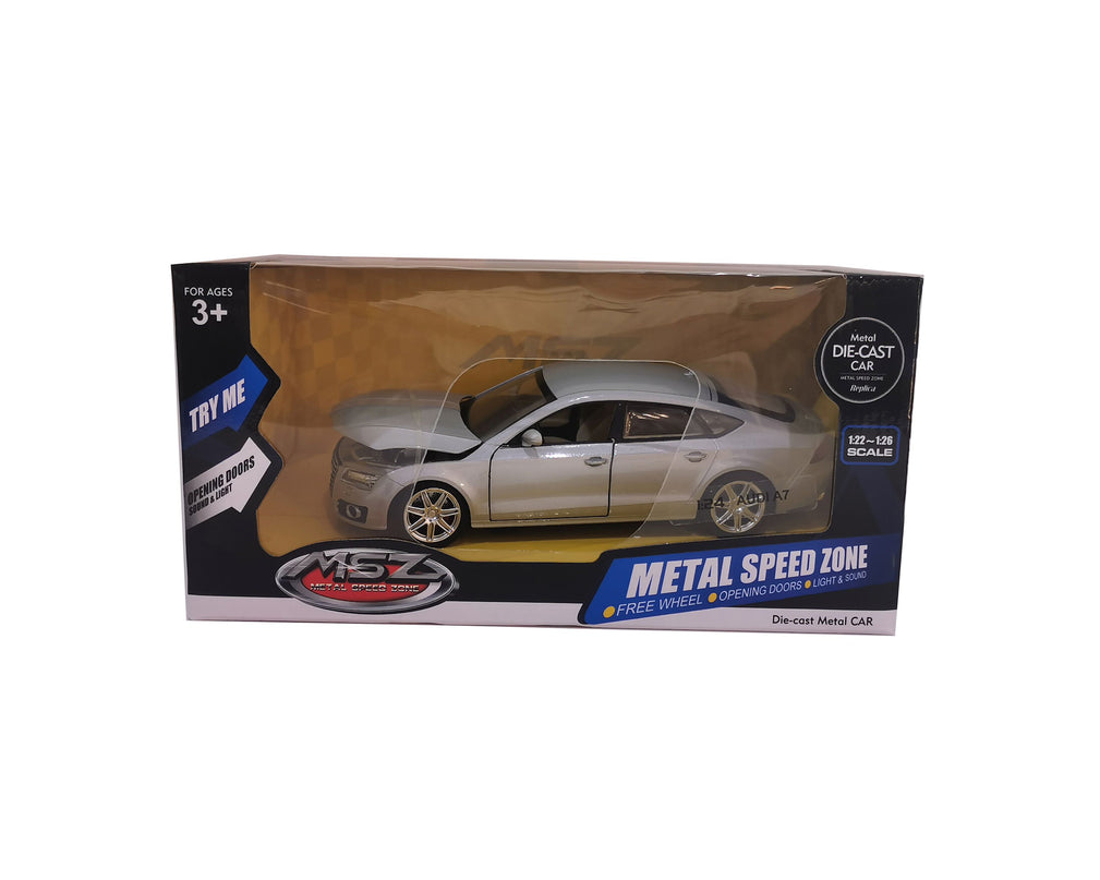 MSZ metallist mudelauto Audi A7, skaala 1:24