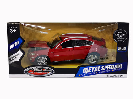 MSZ metallist mudelauto BMW X6, skaala 1:26