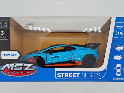 MSZ metallist mudelauto McLaren 765 LT, skaala 1:24
