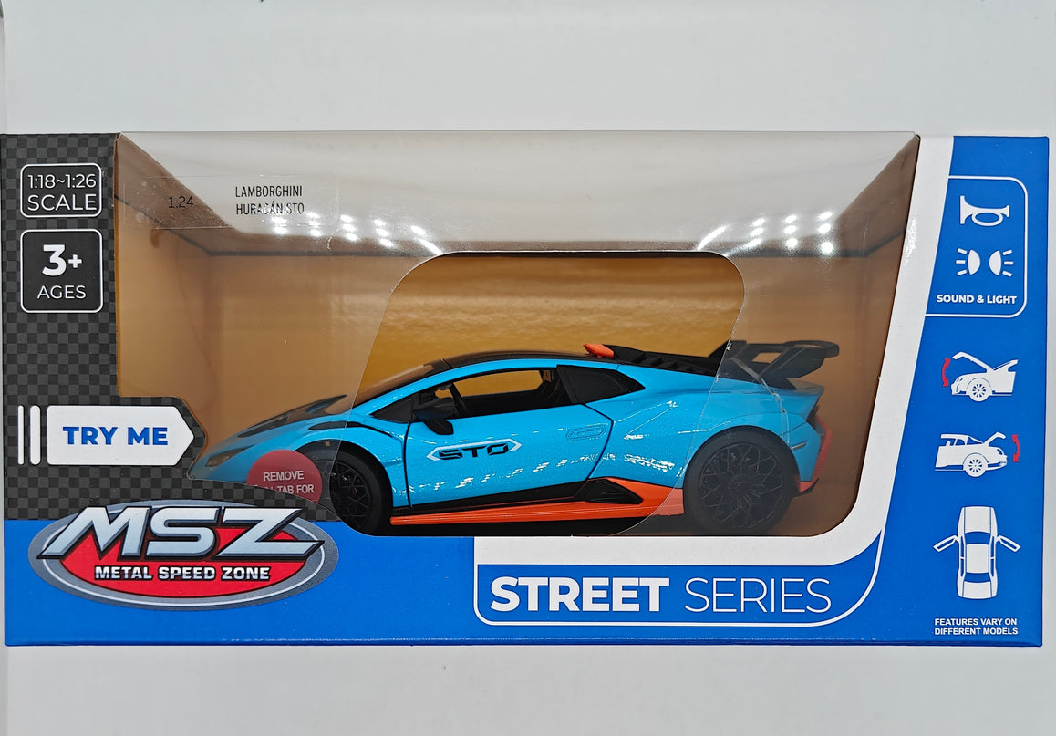 MSZ metallist mudelauto McLaren 765 LT, skaala 1:24