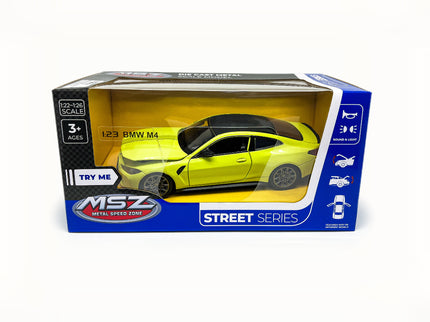 MSZ metallist mudelauto BMW M4, skaala 1:23