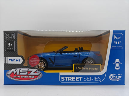 MSZ metallist mudelauto BMW Z4 M40i, skaala 1:30