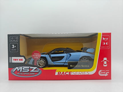 MSZ metallist mudelauto McLaren Senna, skaala 1:32