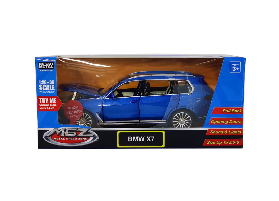 MSZ metallist mudelauto BMW X7, skaala 1:32