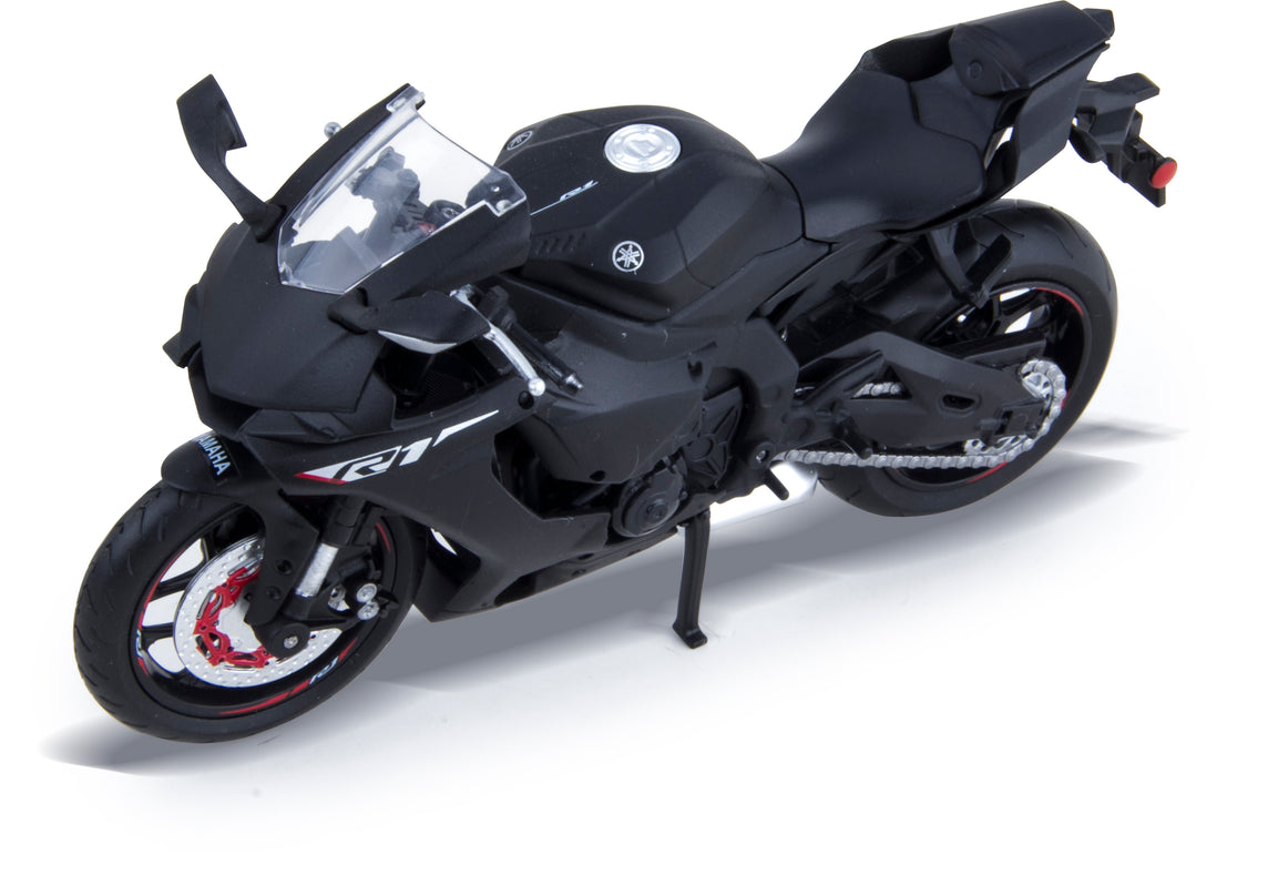 MSZ metallist mudelmootorratas Yamaha YZF-R1, skaala 1:12