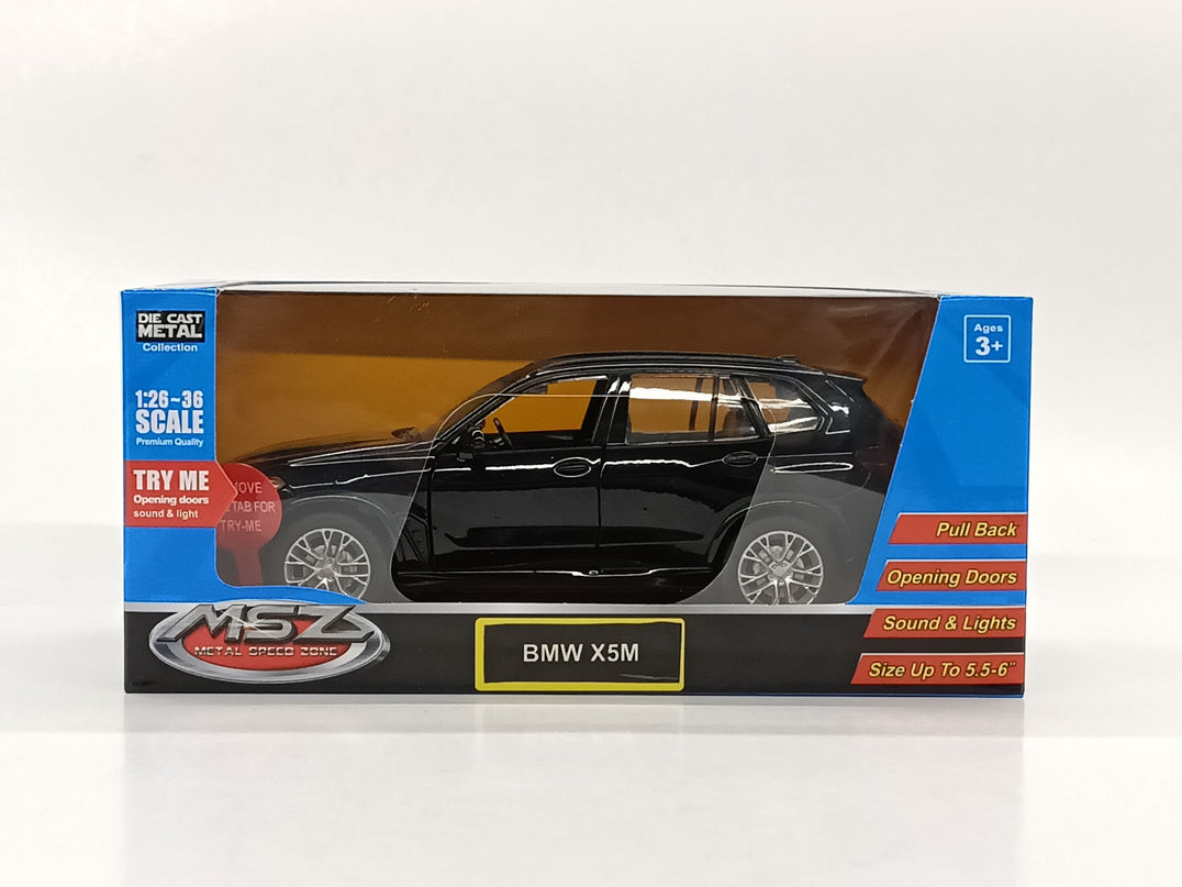 MSZ metallist mudelauto BMW X5M, skaala 1:32