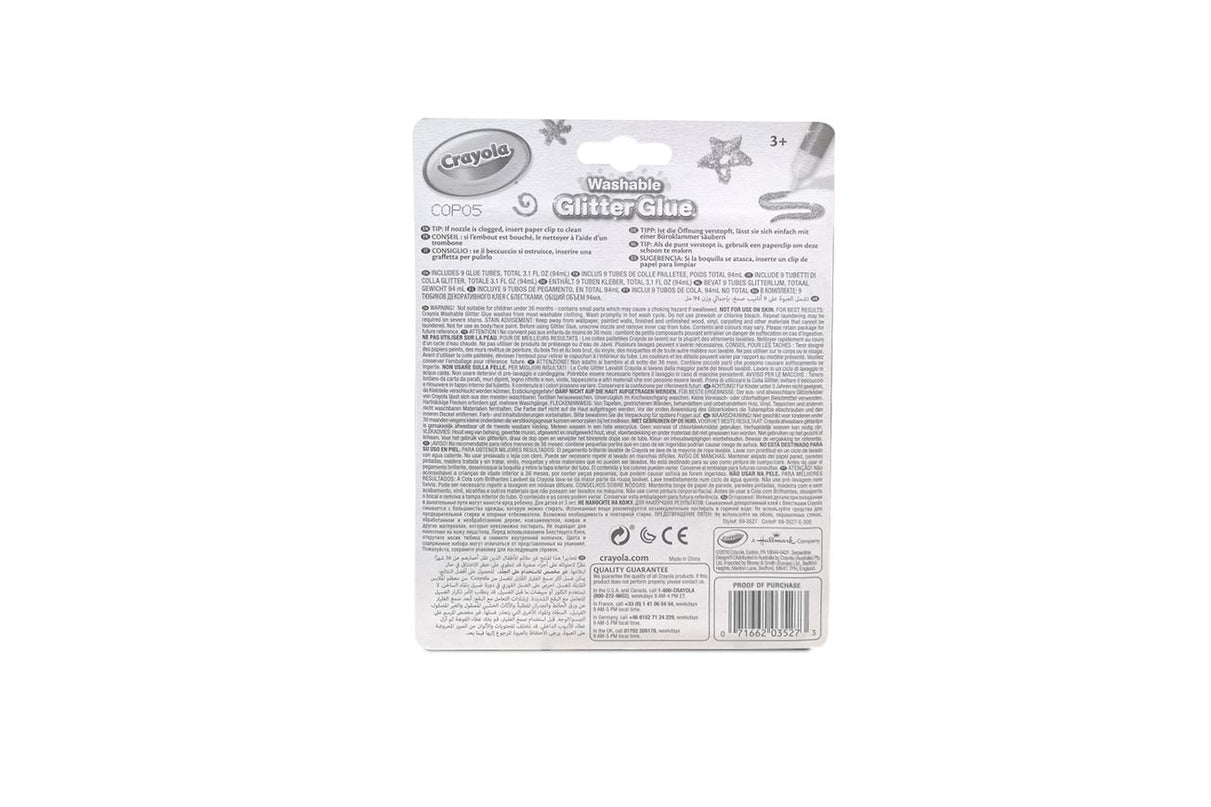 CRAYOLA 16 sädelevat liimipliiatsit