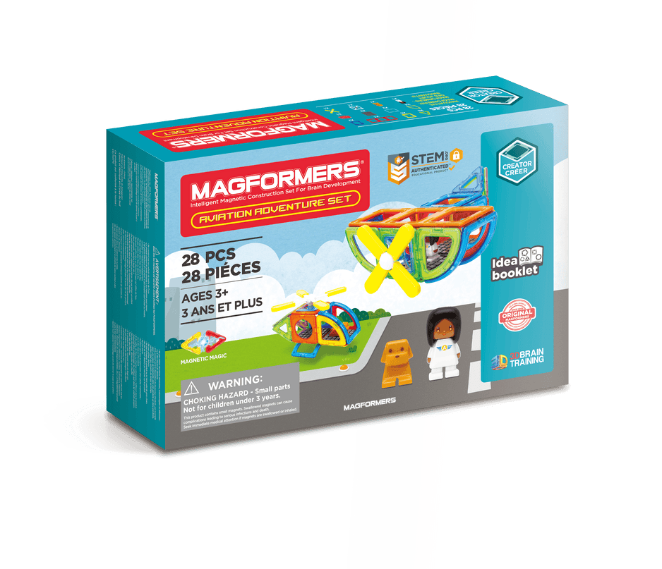 MAGFORMERS Komplekt Lennunduse seiklus, 28 osa