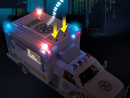 PLAYMOBIL Päästeautod: tulede ja heliga kiirabiauto 70936