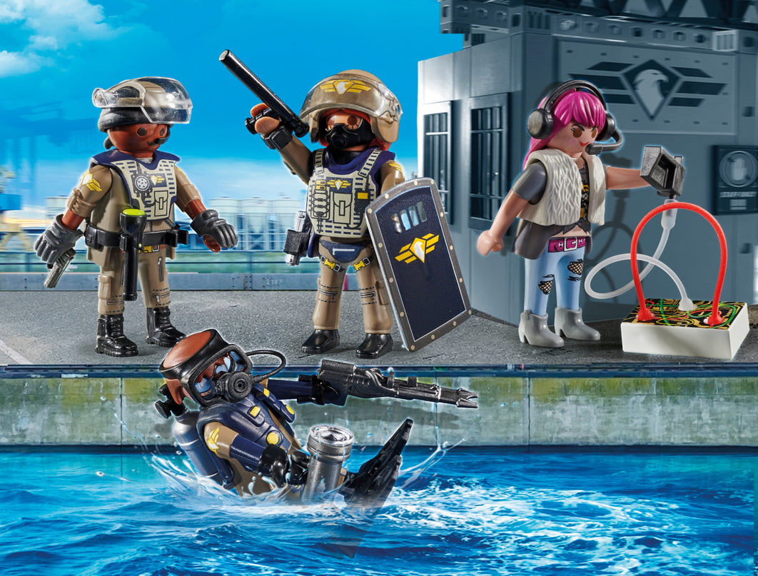 PLAYMOBIL CITY ACTION Tactical Unit figuuride komplekt 71146