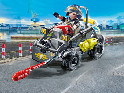 PLAYMOBIL CITY ACTION Tactical Unit mitmerajaline ATV 71147