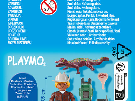 PLAYMOBIL SPECIAL PLUS Teadlase figuur koos noore kaimaniga 71168