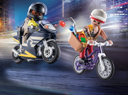 PLAYMOBIL CITY ACTION Stardikomplekt eriüksus ja varas 71255