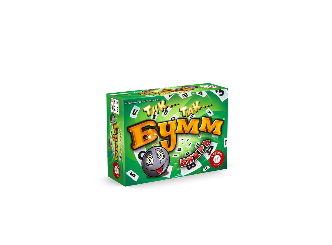 PIATNIK Lauamäng "Tik Tak Pomm- Sõnade tornaado" (vene keeles)