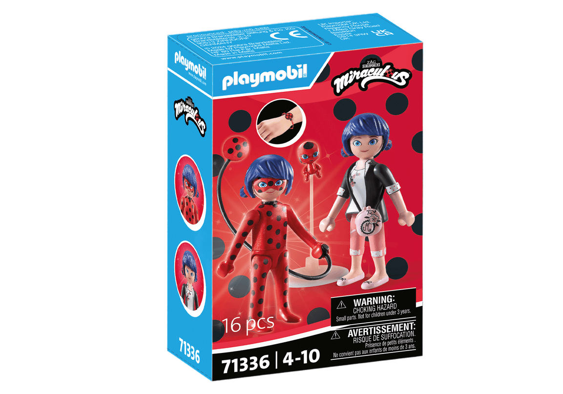 PLAYMOBIL MIRACULOUS Marinette ja Ladybug 71336