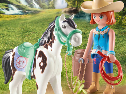PLAYMOBIL HOBUSTE MAAILM Toiduaeg koos Ellie ja Sawdustiga 71358