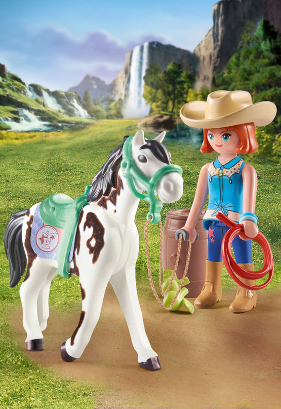 PLAYMOBIL HOBUSTE MAAILM Toiduaeg koos Ellie ja Sawdustiga 71358