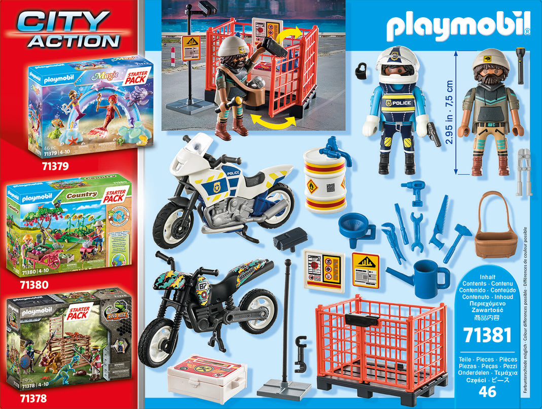 PLAYMOBIL CITY ACTION Stardikomplekt Politsei 71381