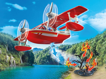 PLAYMOBIL ACTION HEROES Tuletõrje merelennuk tuletõrje funktsiooniga 71463
