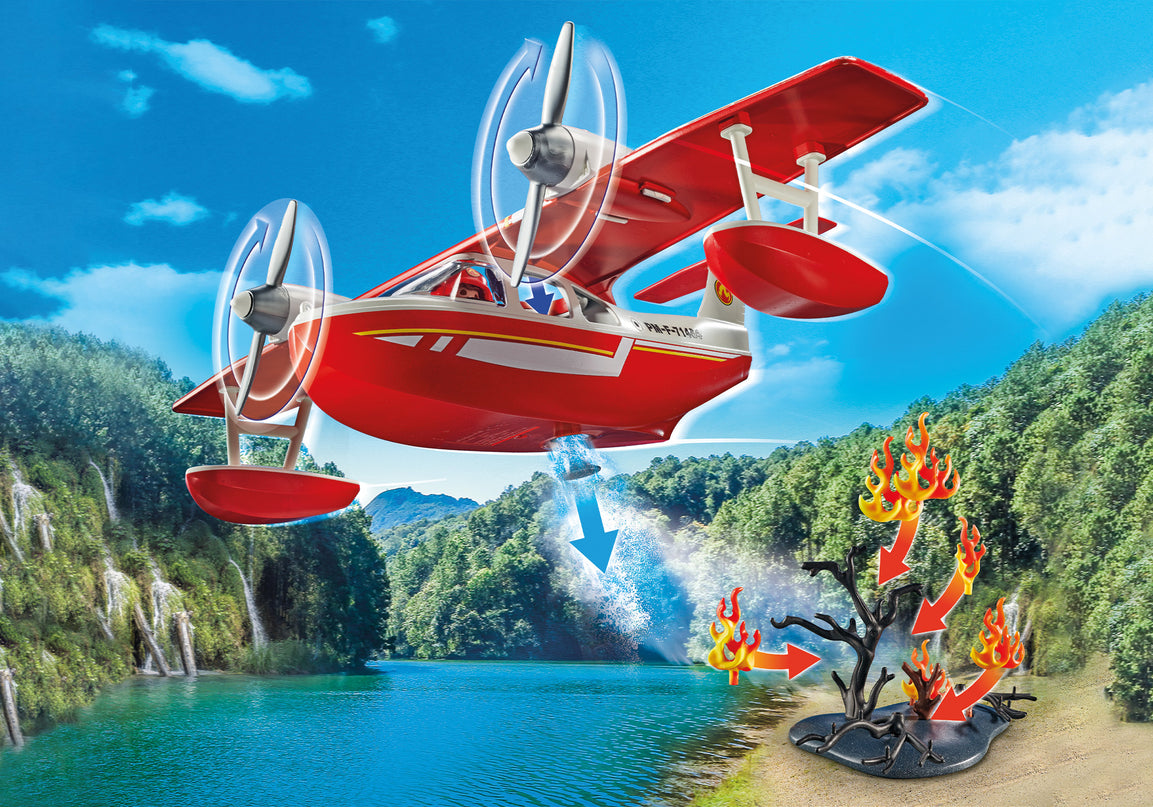 PLAYMOBIL ACTION HEROES Tuletõrje merelennuk tuletõrje funktsiooniga 71463