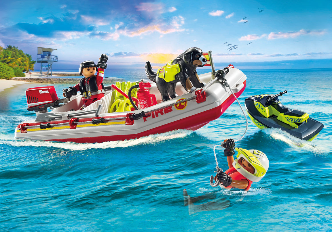PLAYMOBIL ACTION HEROES Tuletõrjepaat scooteriga 71464