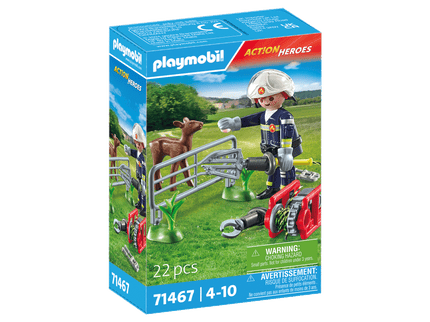 PLAYMOBIL ACTION HEROES Tulekustutusmissioon loomade päästmine 71467