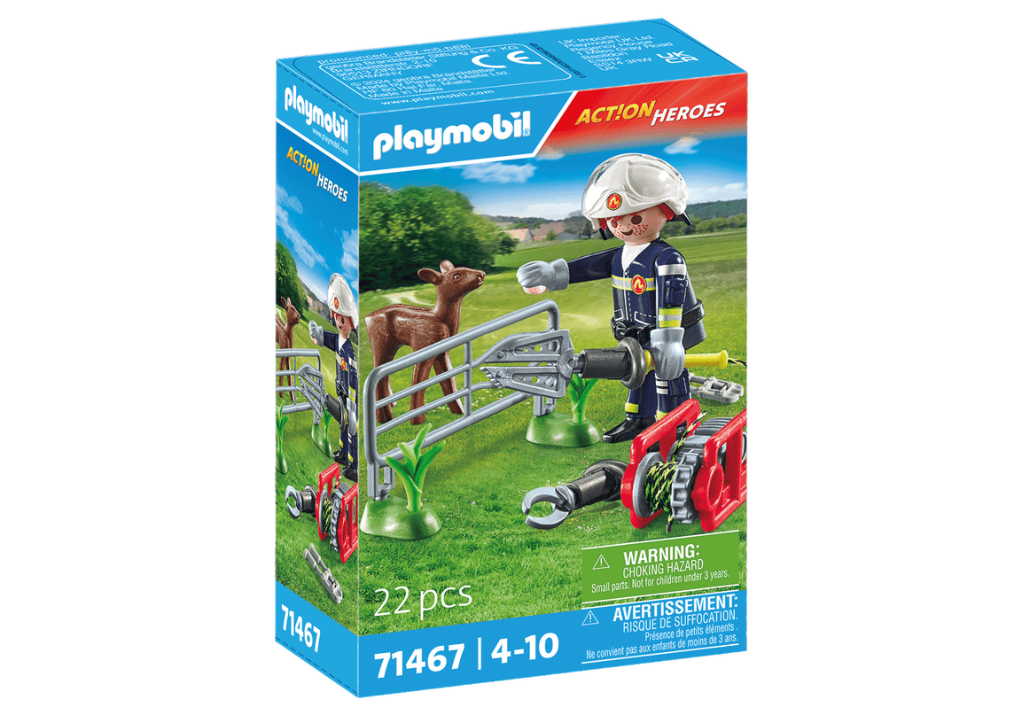 PLAYMOBIL ACTION HEROES Tulekustutusmissioon loomade päästmine 71467