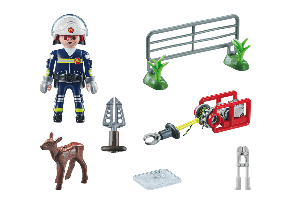 PLAYMOBIL ACTION HEROES Tulekustutusmissioon loomade päästmine 71467