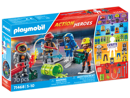 PLAYMOBIL ACTION HEROES figuurid tuletõrjepääste 71468