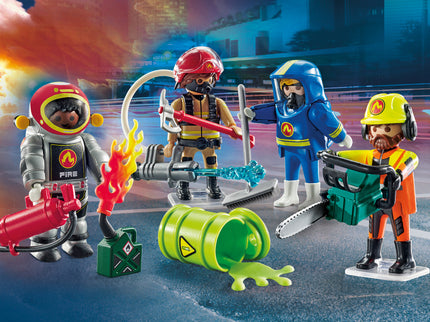PLAYMOBIL ACTION HEROES figuurid tuletõrjepääste 71468