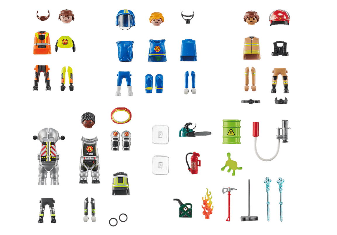 PLAYMOBIL ACTION HEROES figuurid tuletõrjepääste 71468